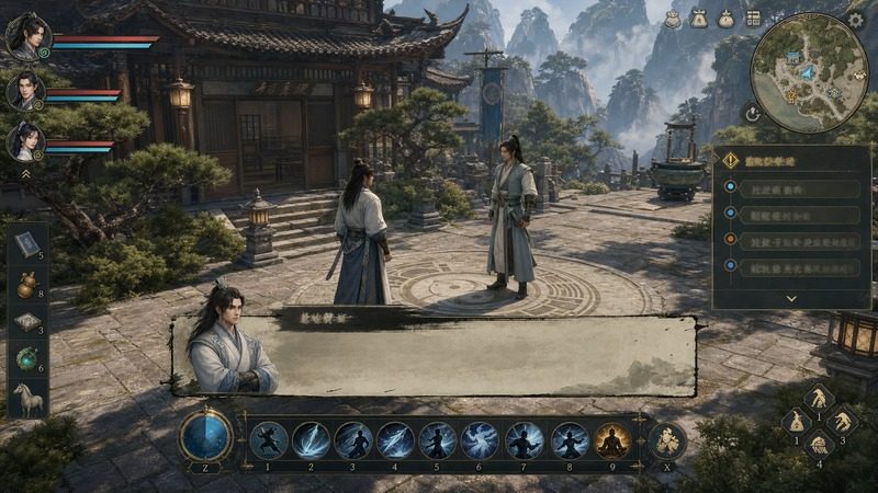 金庸群侠传5爱与死仙狐MOD六周年 角色养成 演示图 1